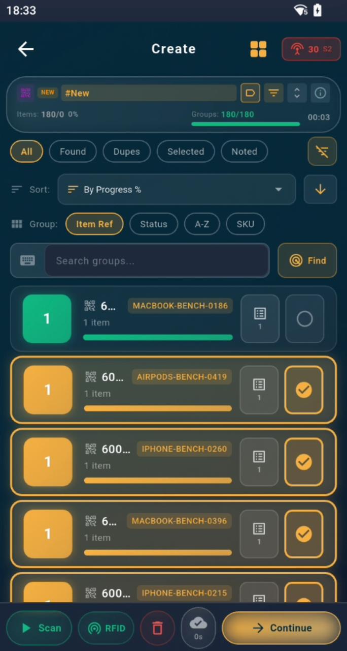 Create Inventory